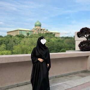 butterfly abaya dress kaftan with hijab not veiled collection